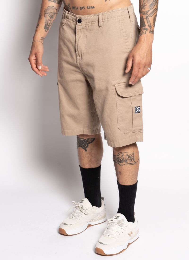 Bermuda-Dc-Shoes-Worker-Cargo-Bege-Bege-42